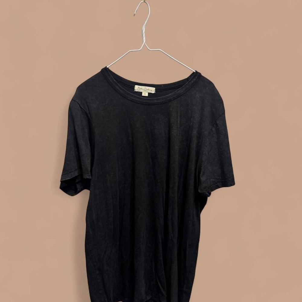 Reborn Destiny Washed Black Oversized T Shirt 2X 90s Model Off Duty Grunge Tee